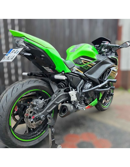 Kawasaki Ninja 650 Crash Cage (2017-2024) - Stunt Drift Street Engine Guard Highway Bar