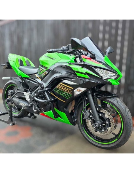 Kawasaki Ninja 650 Crash Cage (2017-2024) - Stunt Drift Street Engine Guard Highway Bar