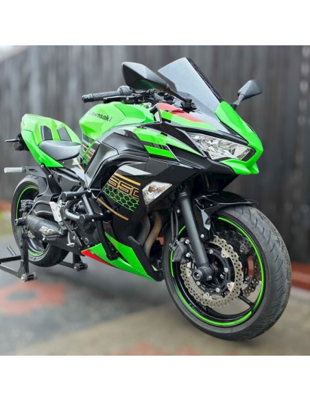Kawasaki Ninja 650 Crash Cage (2017-2024) - Stunt Drift Street Engine Guard Highway Bar