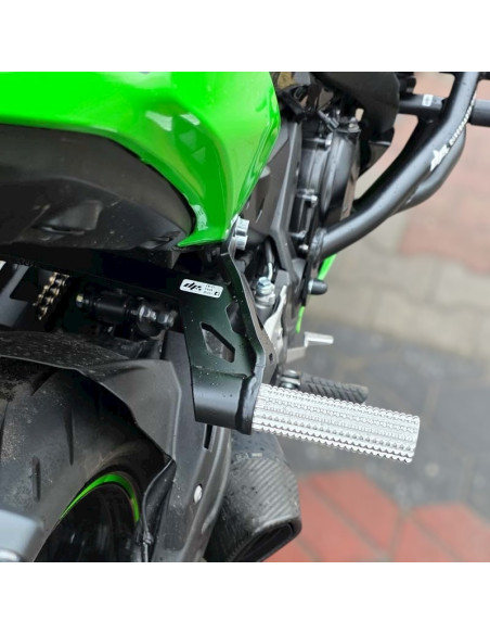 Rear Sets Footrests Pegs Subcage Kawasaki Ninja 650 EX650 Stunt Gymkhana