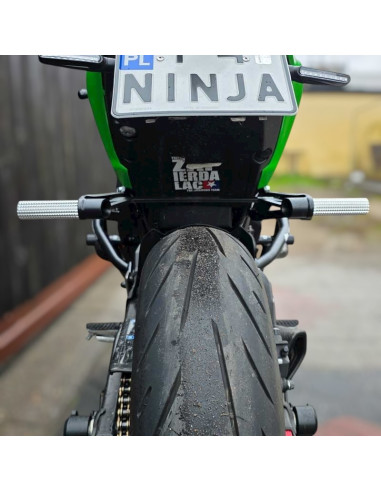 Rear Sets Footrests Pegs Subcage Kawasaki Ninja 650 EX650 Stunt Gymkhana