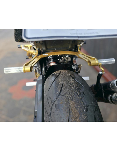 Rear Sets Footrests Pegs Subcage Suzuki GSR 750 (2011-2017) Stunt Gymkhana