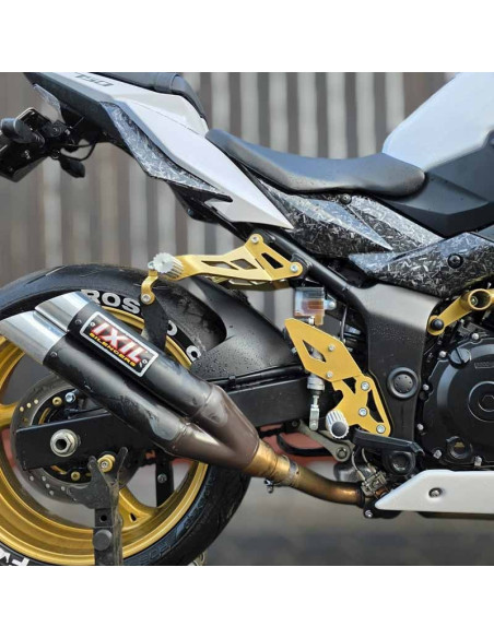 Front Sets Driver's Footrest Footpegs Suzuki GSR 750 (2011-2017) Stunt Gymkhana