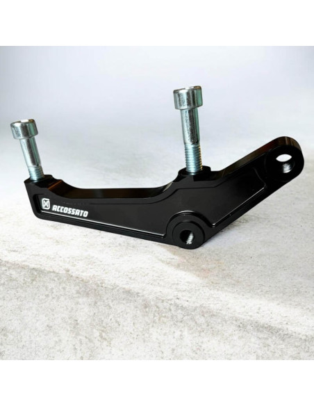 Right Upgrades Caliper Adapter Bracket Accossato 108mm Harley Davidson (2000-2023) Sportster Softail Dyna Touring
