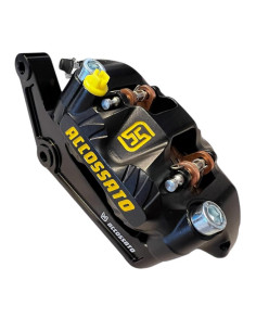 Set of Left Upgrades Caliper Adapter Bracket + Accossato 108mm Harley Davidson (2000-2023) Sportster Softail Dyna Touring 2