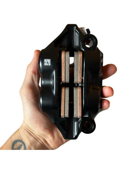 Set of Left Upgrades Caliper Adapter Bracket + Accossato 108mm Harley Davidson (2000-2023) Sportster Softail Dyna Touring