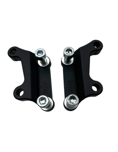 Set of Right and Left Upgrades OEM Calipers Adapter Bracket 14" (355mm) rotor Harley Davidson Dyna Softail Touring