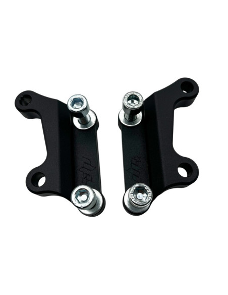 Set of Right and Left Upgrades OEM Calipers Adapter Bracket 14" (355mm) rotor Harley Davidson Dyna Softail Touring