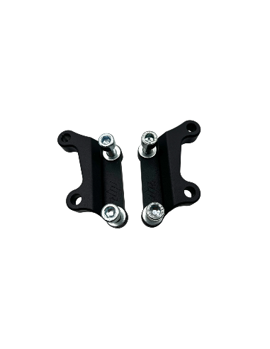 Set of Right and Left Upgrades OEM Calipers Adapter Bracket 14" (355mm) rotor Harley Davidson Dyna Softail Touring