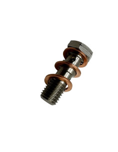 Double Banjo Brake Line Bolt M10x1 Stainless Steel for Two Lines