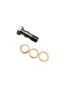 Double Banjo Brake Line Bolt M10x1 Stainless Steel for Two Lines 2