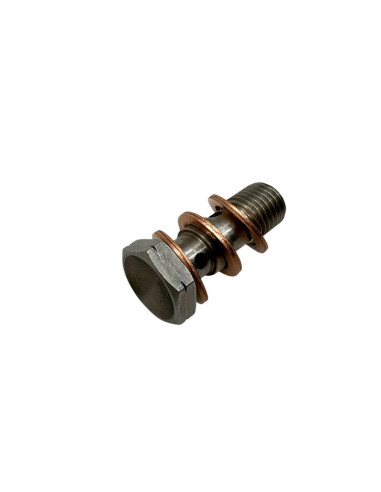 Double Banjo Brake Line Bolt M10x1 Stainless Steel for Two Lines