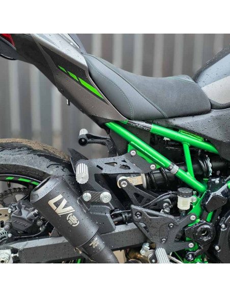 Rear Sets Footrests Pegs Subcage Kawasaki Z900 (2025-2026) Street Stunt Gymkhana Track