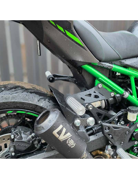 Rear Sets Footrests Pegs Subcage Kawasaki Z900 (2025-2026) Street Stunt Gymkhana Track
