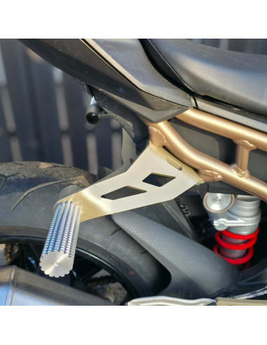 Rear Sets Footrests Pegs Subcage BMW S1000R (2021-2026) Street Stunt Gymkhana Track