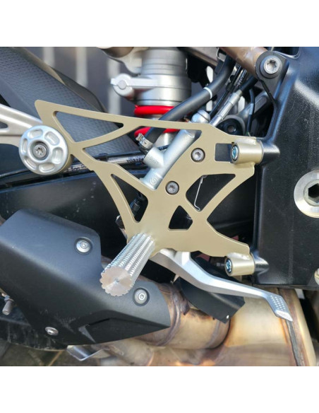 Front Sets Driver's Footrest Footpegs Przednie sety podnóżki pegi BMW S1000R (2021-2026) Stunt OSK Gymkhana Stunt Gymkhana