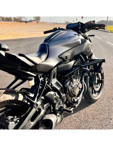 Yamaha MT-07 (FZ-07) crash cage (2014-2026) - Stunt Drift Street Engine Guard Highway Bar