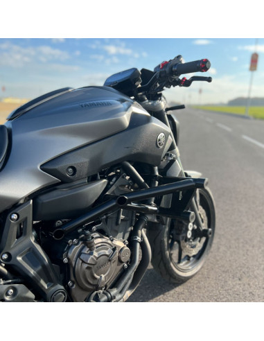 Yamaha MT-07 (FZ-07) crash cage (2014-2026) - Stunt Drift Street Engine Guard Highway Bar
