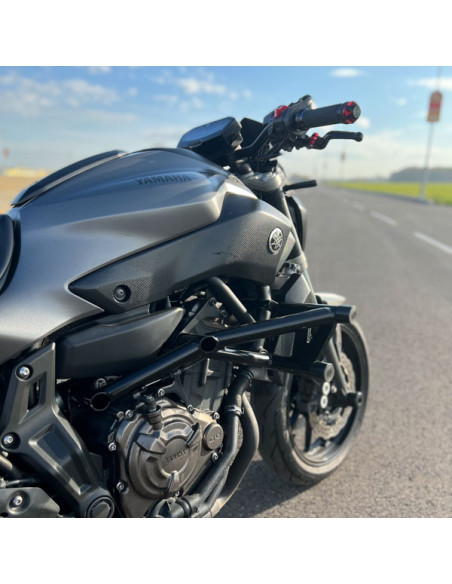 Yamaha MT-07 (FZ-07) crash cage (2014-2026) - Stunt Drift Street Engine Guard Highway Bar