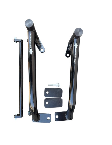 Crash Cage Engine Guard Bar Kawasaki ZX6R 636 (2024-2025) Street Stunt Gymkhana Small
