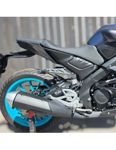 Rear Sets Footrests Pegs Subcage Yamaha MT-125 R125 (2019-2025) Street Stunt Gymkhana Track 2