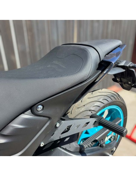 Rear Sets Footrests Pegs Subcage Yamaha MT-125 R125 (2019-2025) Street Stunt Gymkhana Track
